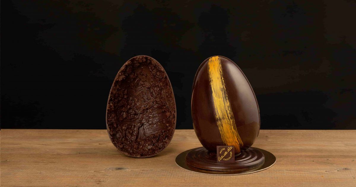 Uovo di Pasqua con cioccolato e capocollo l’originale proposta di Santoro Salumificio Santoro