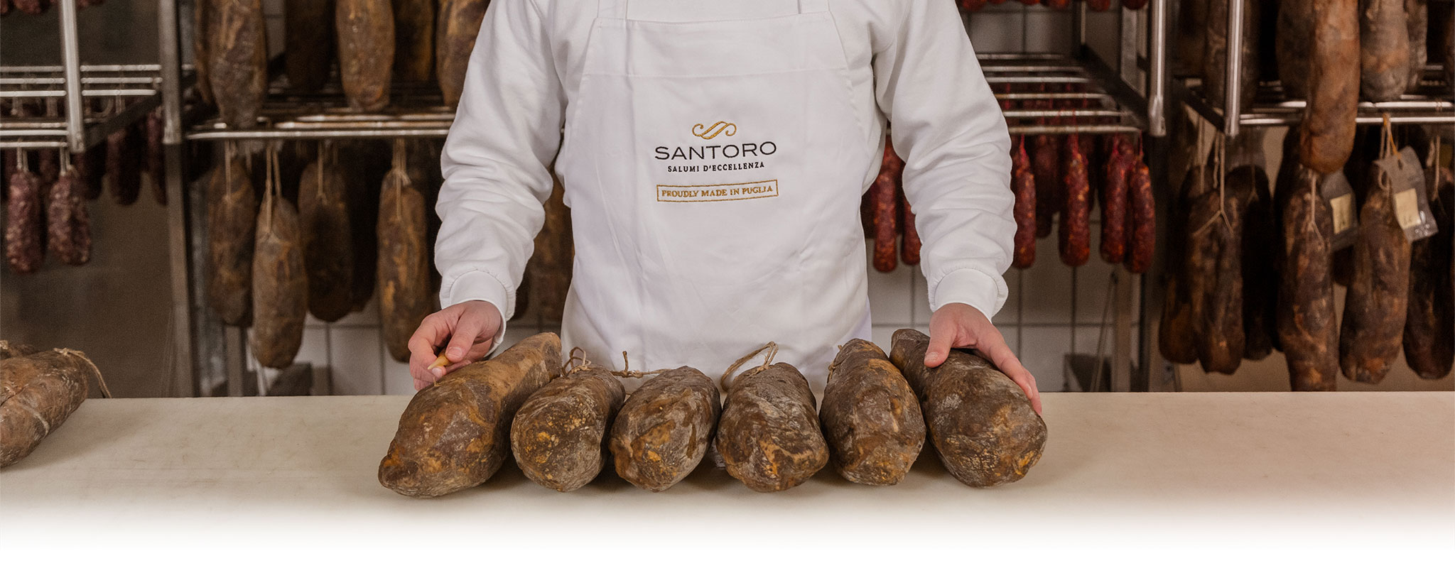 Salumificio Santoro controller showing the purchasable salami