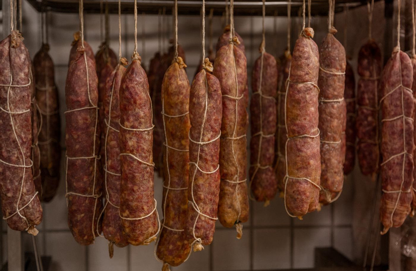 Handmade Italian salami by Santoro