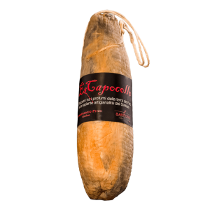 Whole Santoro Es capocollo with front positioned label