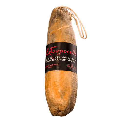 Whole Santoro Es capocollo with front positioned label